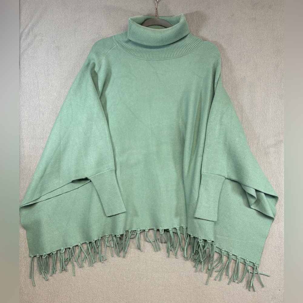 Women’s House Of Harlow 1960 Green Turtle Neck Sweater One Size